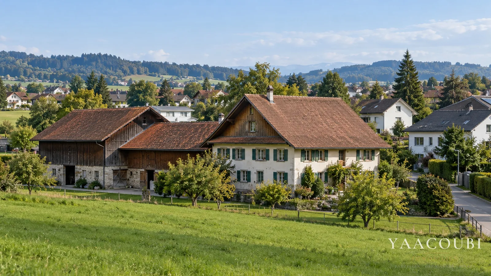 Bauernhof am Dorfrand
