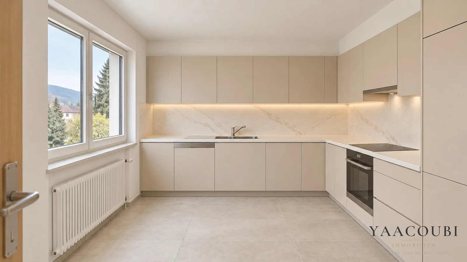 Küche einer Wohnung — Nach der Erneuerung