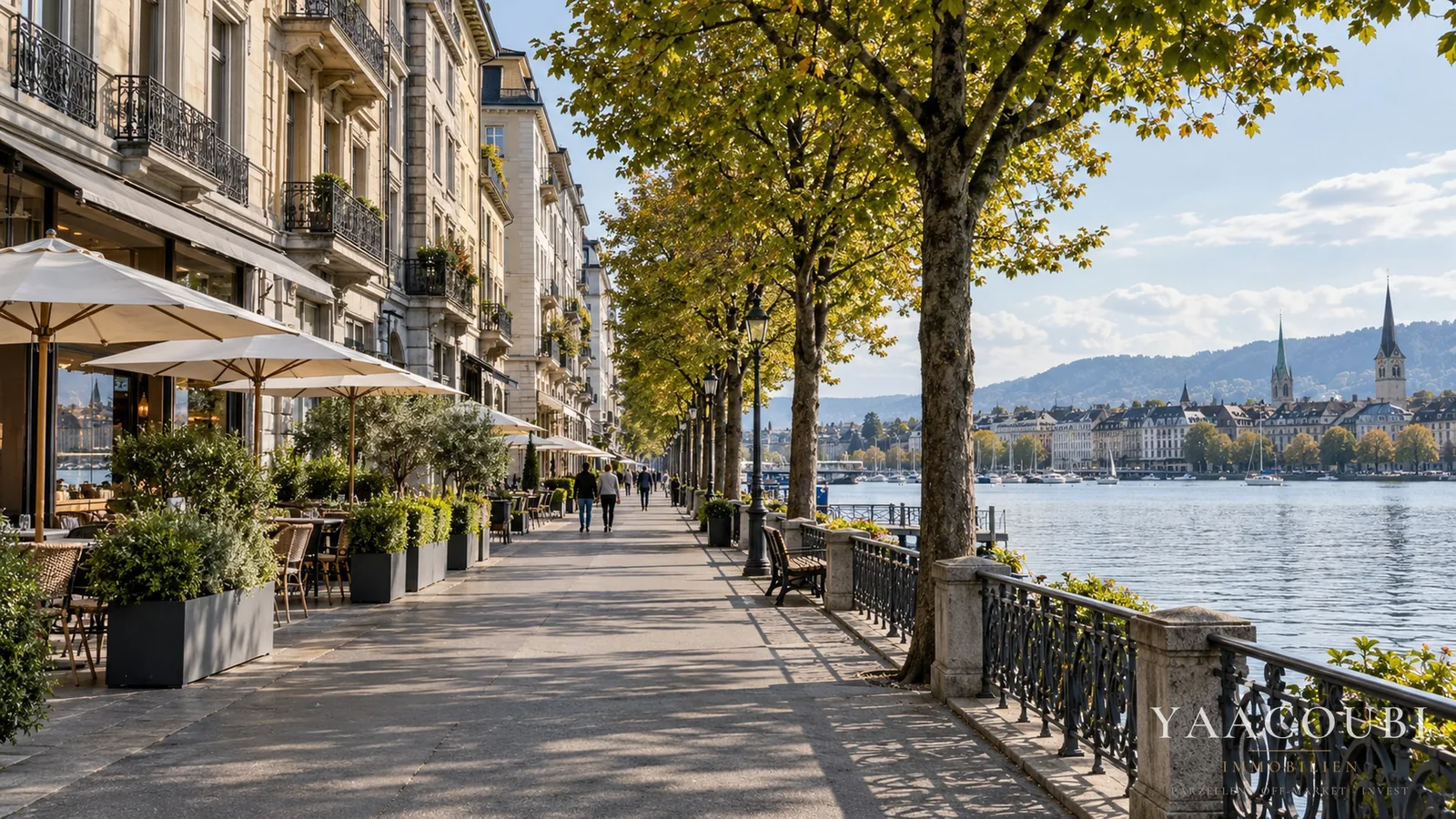 Seepromenade in Zürich